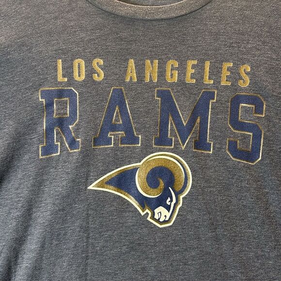NFL Los Angeles Rams Football soft Blue Short Sleeve TShirt Size XL - Picture 2 of 6